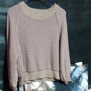 Umgee Beige Knit Pullover
